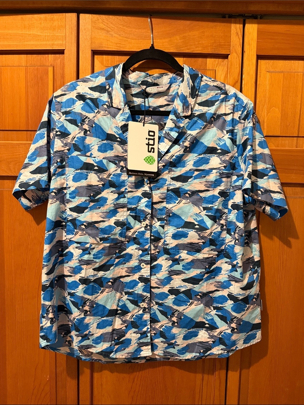 NWT Stio Women’s Marion Printed Camp Shirt